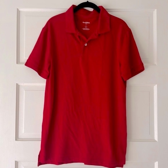 Goodfellow & Co. The Every Wear Polo in red velvet - Picture 2 of 8